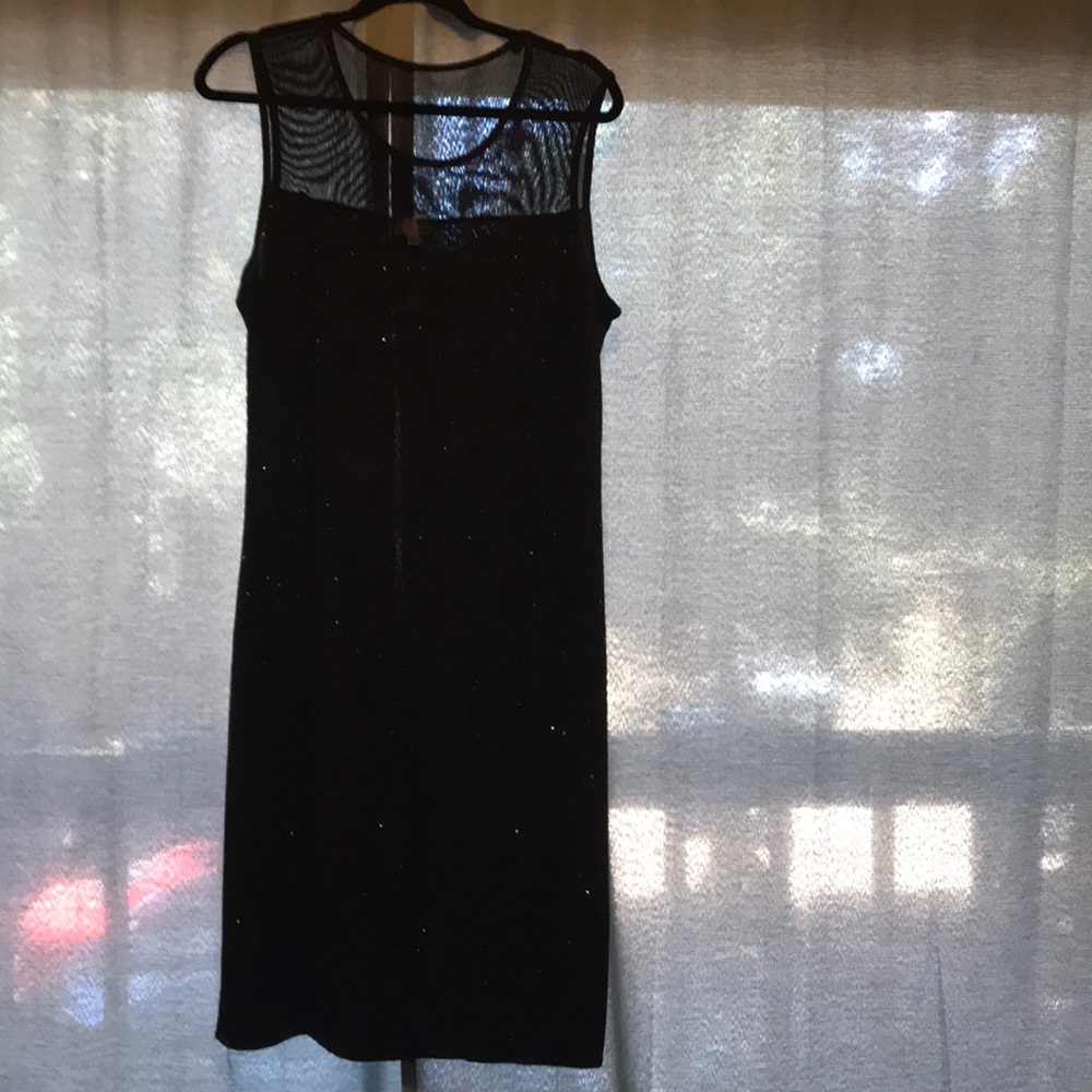 Navy and Black Dress with shimmer